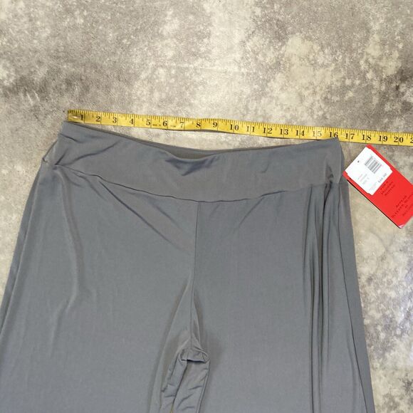 Magic Suit Cover Up Pants Womens Large Pull On Wide Leg Gray - Picture 2 of 13